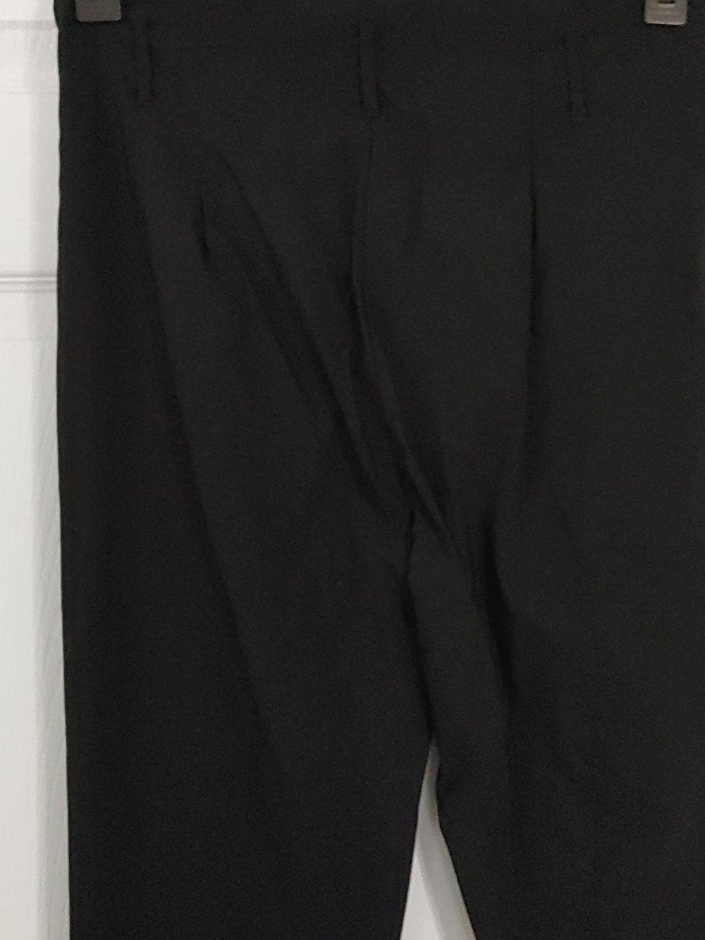 Windsor Black Women's Dress Pant Fits Sz 8-10 Gathered At Top Hem High Fit Waist - Picture 5 of 7